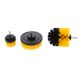 thumbnail image 5 of Limpiador de Lechada de Azulejos de Bañera con Cepillo de Limpieza de Taladro de Cerdas Eléctricas de 3 Uds Amarillo Soledad Cepillo de limpieza, 5 of 10