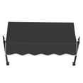 thumbnail image 3 of Awntech 3.38 Ft New Orleans Fixed Awning Canopy with Spear Arms (40.5in x 24in x 16in), Black, 3 of 3