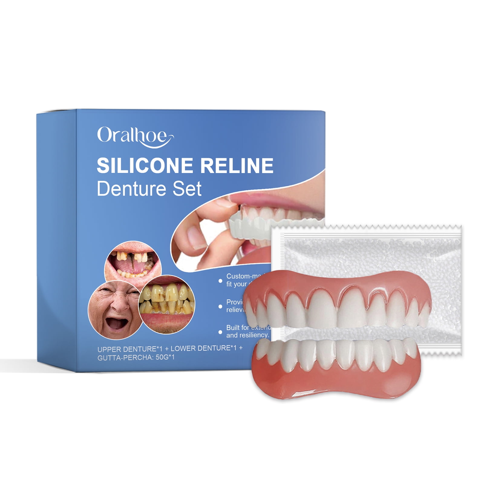 健康・医学 Best Denture Design Adsorptive-Dentures-Most-Cost-