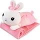 thumbnail image 1 of Plush Toy Blanket Set Stuffed Animal Bunny Doll Plushie Bunny Doll, Children\'s Gifts Rabbit (Pink-Rabbit, 23.5"), 1 of 4