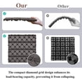 thumbnail image 6 of JP Outdoor Composite Deck Tiles, Outdoor Interlocking Flooring Tiles,9 Pack,Coffee, 6 of 12