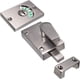 thumbnail image 1 of 1PC Door Lock Indicator Bolt Occupied Indicator Deadbolt Vacant/Engaged Latch compatible Bathroom WC Public Restroom Toilet(Satin Nickel), 1 of 5
