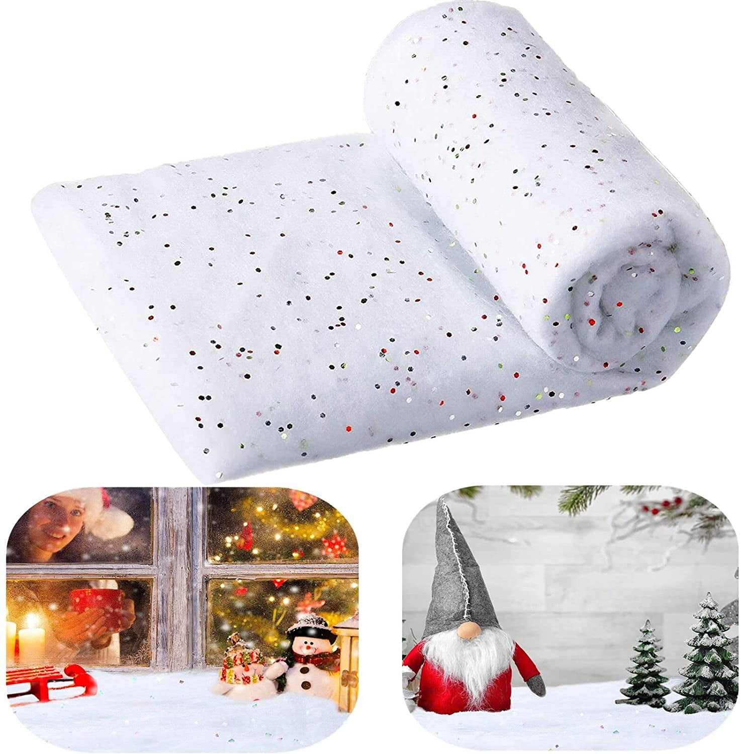 Tianlu Christmas Artificial Snow, Christmas Snow Blanket Roll