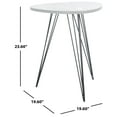 thumbnail image 5 of SAFAVIEH Wolcott Retro Mid-Century Side Table, Grey/Black, 5 of 12