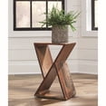 thumbnail image 2 of Coaster Table d'Appoint de Rangement Géométrique en Bois en Naturel, 2 of 2