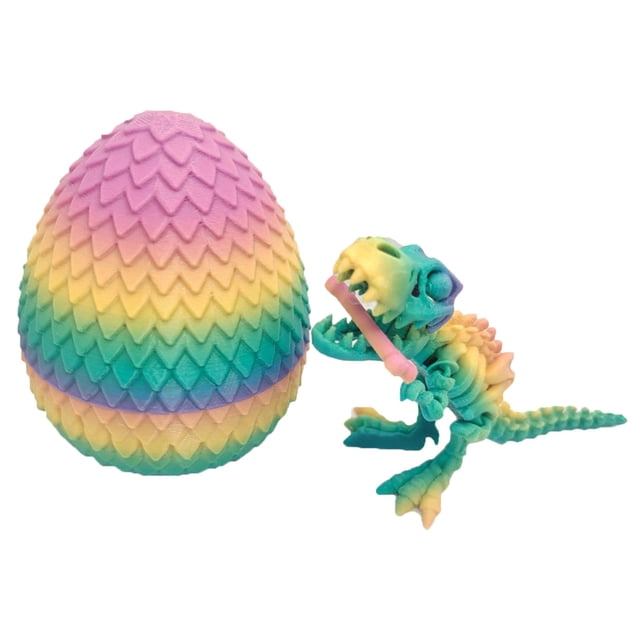 DJN 3D Printed Dinosaur Toy T Skeleton Model Creative And Unique Home Decor For Family Decoration Toys and Hobbies Garage Kits