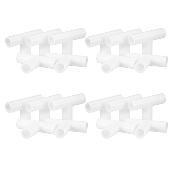 HAMPPLIES 20Ud Enlace De Tubo Modular Para Estante Y Conector De Plástico