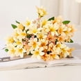thumbnail image 6 of Iumwxz Artificial Lilies Silk Flowers for Wedding Decorations, Living Room Centerpieces and Artistic Floral Arrangements, 12.59 Inch Long with Flexible Plastic Stems for Easter Parties Home Decor, 6 of 6