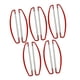 thumbnail image 2 of 10 postes para pancartas manuales, accesorios portátiles versátiles, soporte de bandera de mano rojo 17cm, 2 of 9