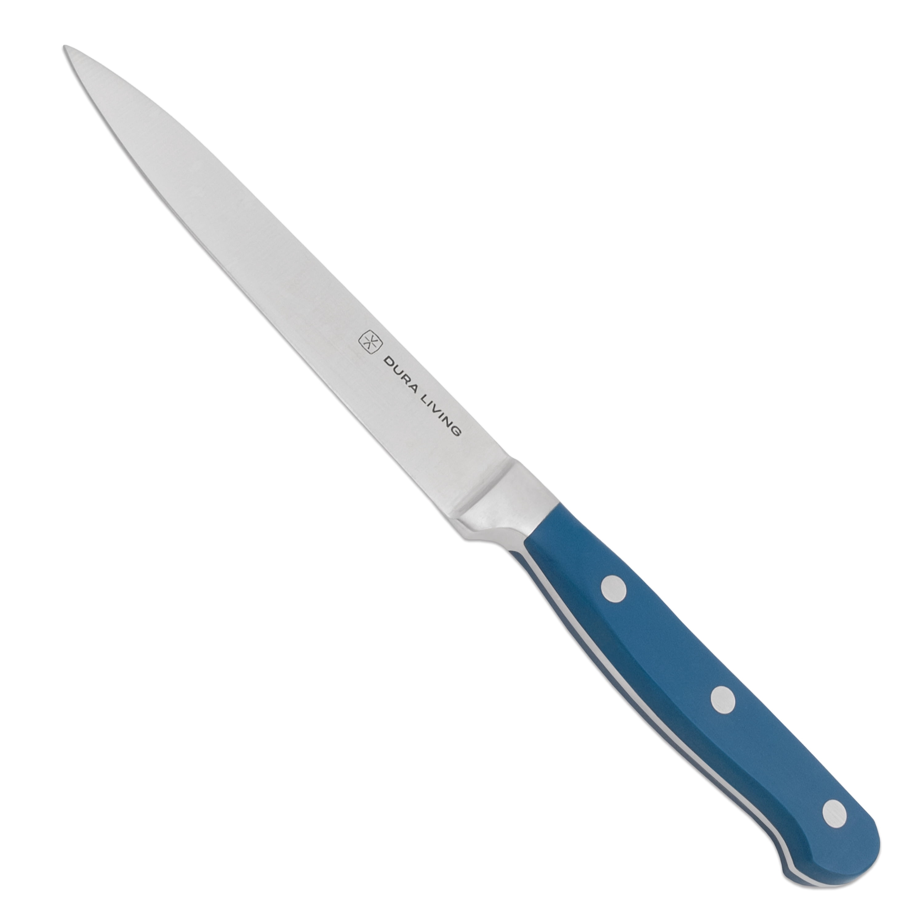 Dura Living 2-Piece Kitchen Knife Set - Classic Forged - High Carbon Stainless Steel blades, Royal Blue