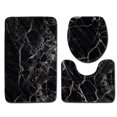 thumbnail image 1 of Coofit 3PCS Bath Mat Set Includes Floor Rug Toilet Rug Toilet Lid Cover for Bathroom, 1 of 6