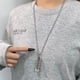 thumbnail image 3 of Colgante de monopatín con letras de acero, collar de cadena de Hip Hop, regalo para hombres y mujeres, 3 of 5