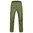 thumbnail image 4 of Little Donkey Andy Women's Lightweight Waterproof Rain Pants Breathable Hiking Pants for Outdoor Fishing Olive M, 4 of 8