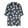 thumbnail image 4 of Inleife Cardigans for Women Women's Long Sleeve Printing Casual Tops Blouse With Pocket Cardigan, 4 of 5