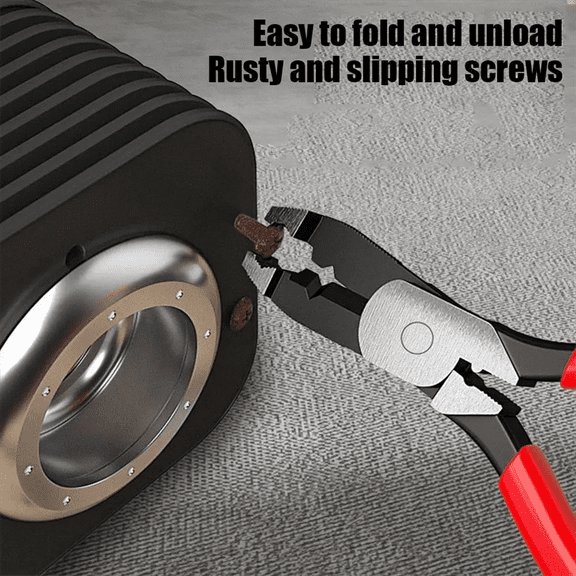 Screw Removal Pliers Multifunction Screwdriver Screw Puller Non-Slip Jaws for Quick Extraction of Damaged/Rusty Screw