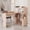 Champagne, variant on Advwin Manicure Table Nail Desk with Dust Collector, L-Shaped Nail Tech Desk with Storage Shelf, Rotating Reversible Beauty Nail Salon Station for Salon & Home Use, White