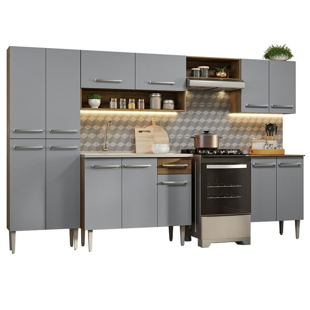 Cocina Integral Completa Modular Madesa Emilly Con Tarja MG 8