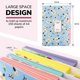 thumbnail image 5 of Expandable Expanding File, File Folder A4, Expanding File Organiser With 5 Pockets,filing Folder Organiser,floral Printed Folders For Paperwork,blue, 5 of 5