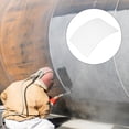 thumbnail image 3 of Transparent Organic Glass Sandblasting Hood Lens for High Efficiency Dust Protection and Clear, 3 of 9