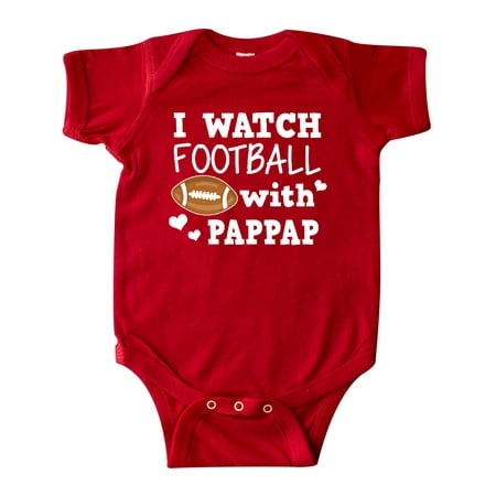 

Inktastic I Watch Football with My Pappap Gift Baby Boy Bodysuit