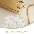thumbnail image 4 of 50 Pcs Earring Pads for Clip on Earrings Cushion Cushions Backs Small Transparent, 4 of 6