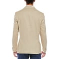 thumbnail image 2 of TailorByrd mens  Solid Linen-Blend Sportcoat, 38R, Tan, 2 of 5