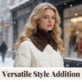 thumbnail image 3 of unbranded Cuello Falso Estilo Turtleneck Para Mujer Accesorio Para Uso Abrigo, 3 of 6