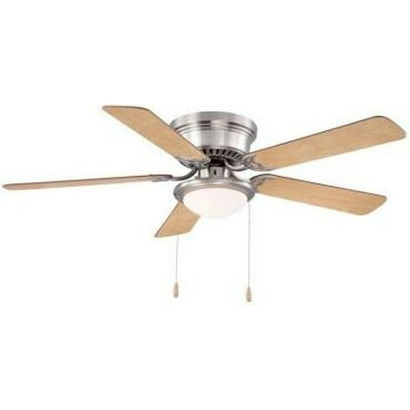 Hampton Bay Eastvale 52 In Indoor Berre Walnut Ceiling Fan With Hugger 52 In Brushed Nickel Ceiling Fan By Hampton Bay