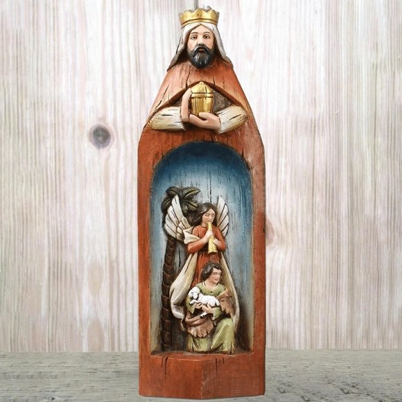 The Three Wisemen Sculpture Easter Nativity Decoration Sculpted Nativity Figures Desktop Decorations