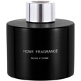 thumbnail image 1 of HARFINGTON Empty Glass Diffuser Bottle 140ml/4.7oz Refillable Fragrance Accessories Aromatherapy Jar Container for Replacement Reed Diffuser DIY Home Bathroom Black with Silver Tone Cap, 1 of 6