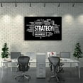 thumbnail image 6 of Motivational Office Strategy Canvas Wall Decor Inspirational Entrepreneur Business Quotes Wall Art Modern Office Large Paintings Artwork Framed Easy To Hang, 6 of 6