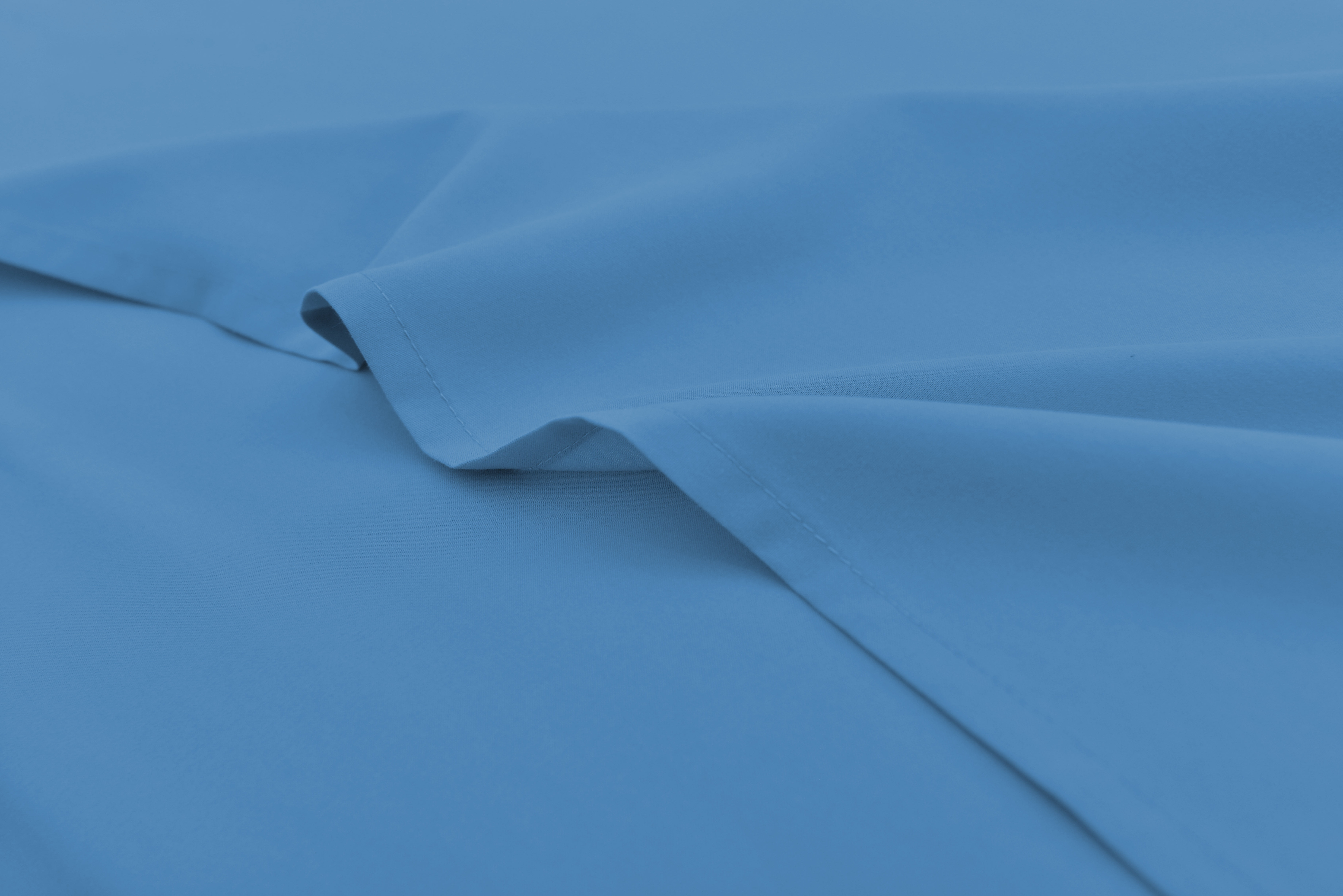 Full Size Bamboo Derived Rayon Bed Sheet Set - Softer than Cotton Sheets Full Size - Wrinkle Free - 16" Deep Pockets - 4 Piece - 1 Fitted Sheet, 1 Flat, 2 Pillowcases Full Blue