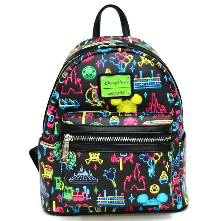 Disney loungefly 2025 neon backpack