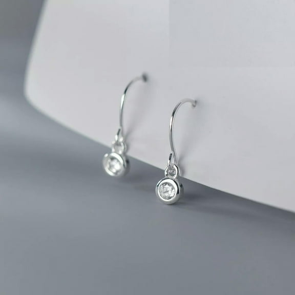 K-KED New 925 Sterling Silver Stud Earrings Pack for Women Small 4mm Cubic Zirconia