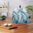 thumbnail image 4 of HELLHERO Gold Accents Abstract Teapot Cover Creative Polyester Canvas Women for Creative Gifts, 4 of 7