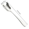 thumbnail image 4 of Huayishang Ice Cream Scoop 2Pcs Stainless Steel Ice Cream Scoop Ice Cream Scoop Creative Coffee Spoon Stirring Fruit Spoon Seasoning Spoon, Kitchen Essentials Clearance Sale Silver, 4 of 4