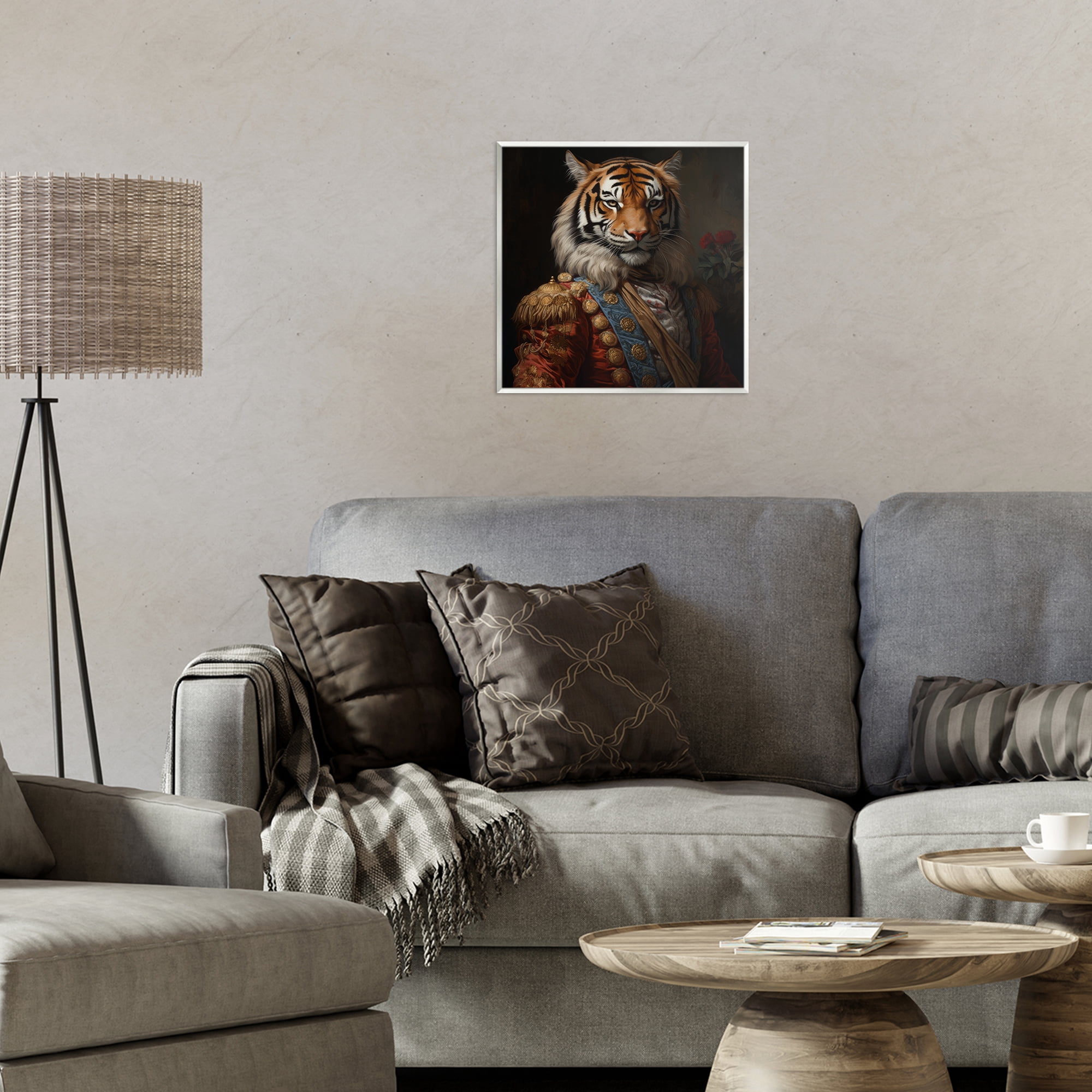 Stupell Industries Noble Tiger Transformation Wall Plaque Art, design by Lazar Studio
