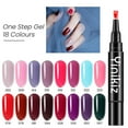 thumbnail image 2 of Nail Polish Pen Safe Ingredients Bright Color Fast Dry Long-Lasting Effect High Pigmented Decorative Lightweight One-Step Nail Polish Pen Beauty Tool Nail Supplies, 2 of 8