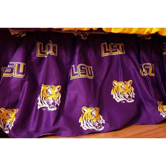 College Covers Louisiana État Tigres Imprimés Mode de la Poussière Volant, Plein
