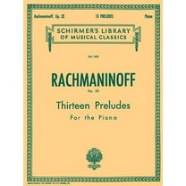 13 Preludes, Op. 32: Schirmer Library of Classics Volume 1631 Piano Solo (Paperback)