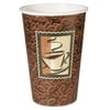 Dixie Polycoated Paper Cup, Hot, 16 oz., Java Design, Brown, 50/Bag -DXE2346DJ