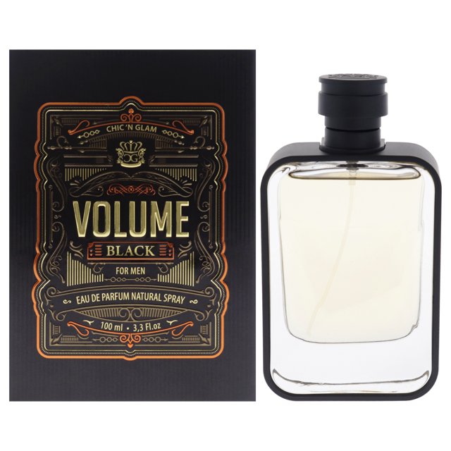 Volume Black de Chic N Glam para hombres - EDP Spray de 3,3 oz