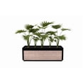 thumbnail image 2 of Delta 45" L x 17" W x 15" H Modern Vinyl Planter, Brown, 2 of 6