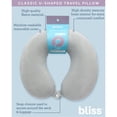 thumbnail image 4 of Bliss Travel Neck Pillow Soft U-Shaped Memory Foam with Washable Cover, 4 of 7