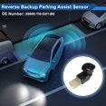 thumbnail image 2 of Sensor de estacionamiento de respaldo en reversa Unique Bargains No.39680-Tl0-G01-B0 para Honda Odyssey 2009-2014 Sensor de asistencia de estacionamiento plateado 1 pieza, 2 of 6