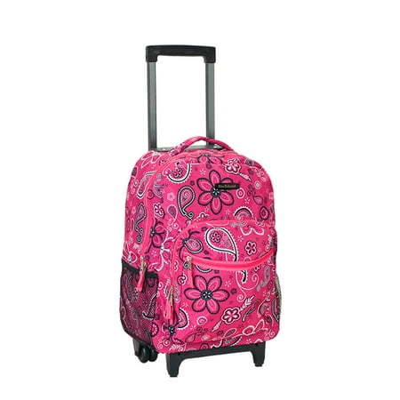 Rockland Unisex Luggage 17" Rolling Backpack R01 Banda