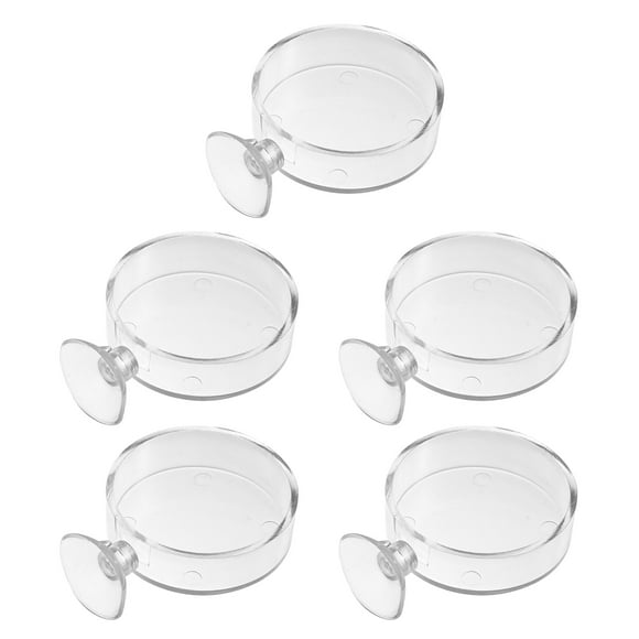5 piezas práctico alimentador de peces bandeja de comida para pecera accesorios duraderos para acuario