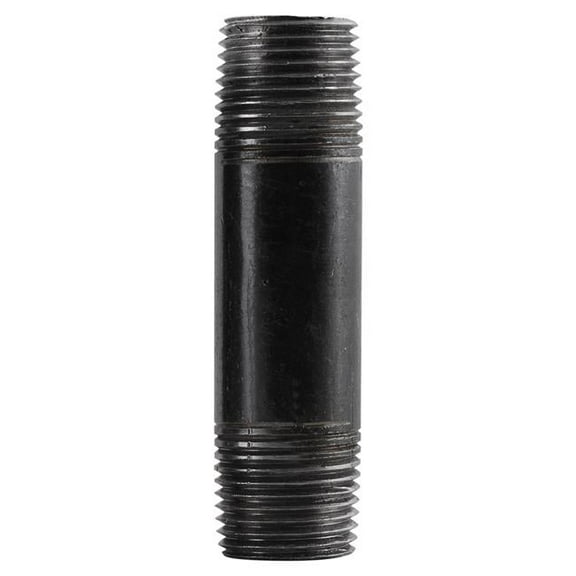 584-045HN Pipe Fitting, Black Nipple, 3/4 x 4-1/2-In. - Quantity 1