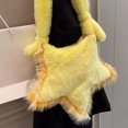 thumbnail image 2 of Bolso Hombro Y2K Plush Fashion Messenger Bag Al Aire Libre () Amarillo, 2 of 6