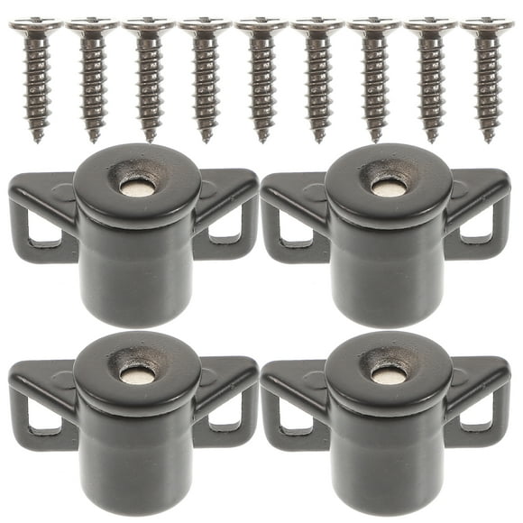 4pcs Cabinet Latches Magnetic Door Latches Vintage Cupboard Furniture Latches